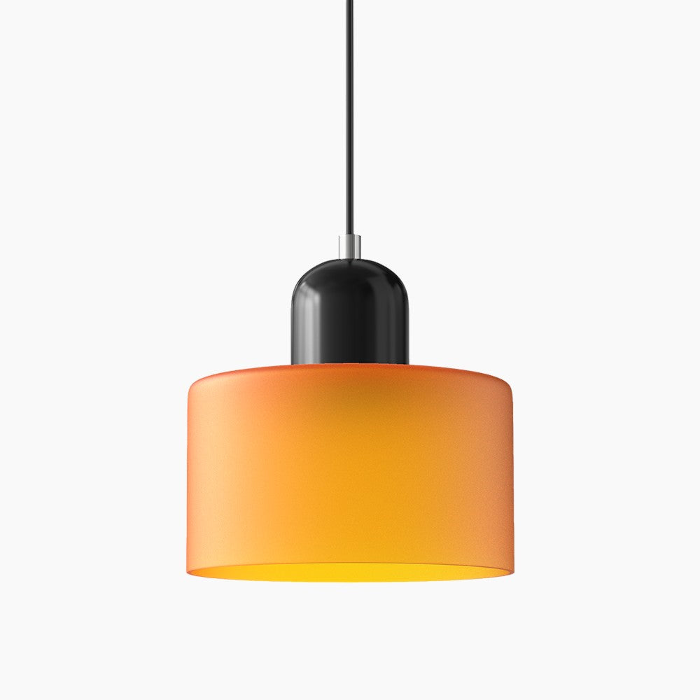 Lille glaspendel - LED, glas/metal, max 12W, trykknapkontakt, E27, CE/UL-certificeret, moderne elegance