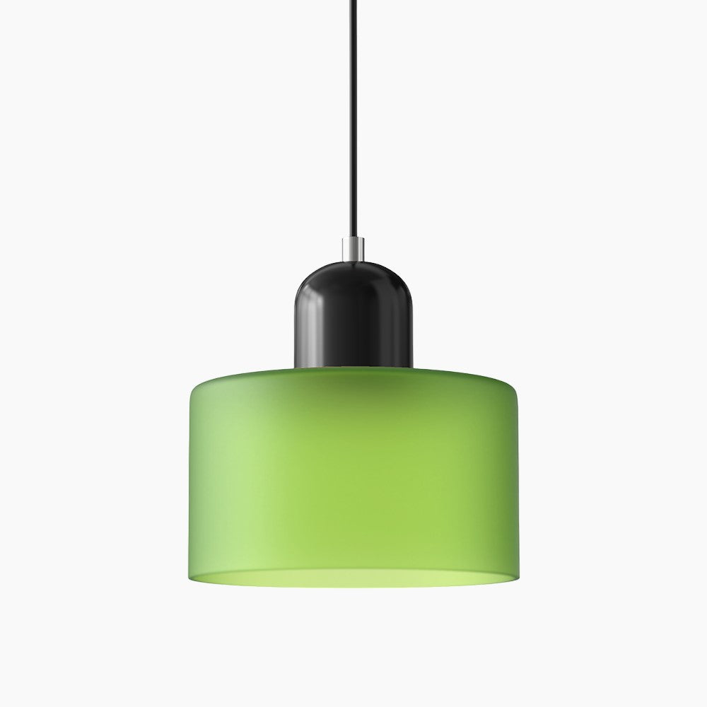 Lille glaspendel - LED, glas/metal, max 12W, trykknapkontakt, E27, CE/UL-certificeret, moderne elegance
