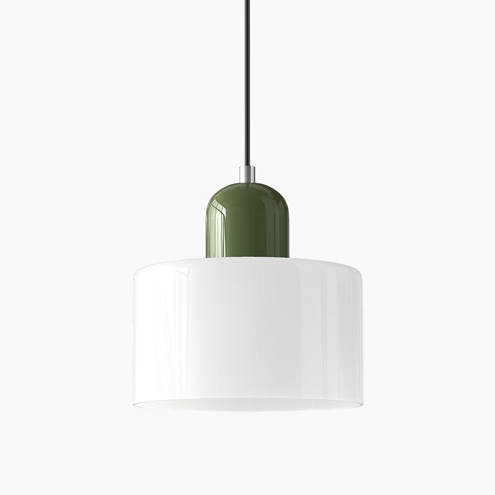 Lille glaspendel - LED, glas/metal, max 12W, trykknapkontakt, E27, CE/UL-certificeret, moderne elegance