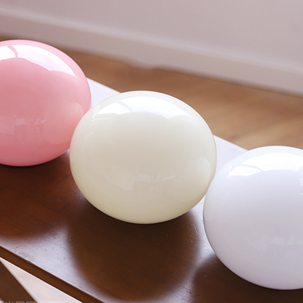 Marshmallow | Bordlampe i metal og glas