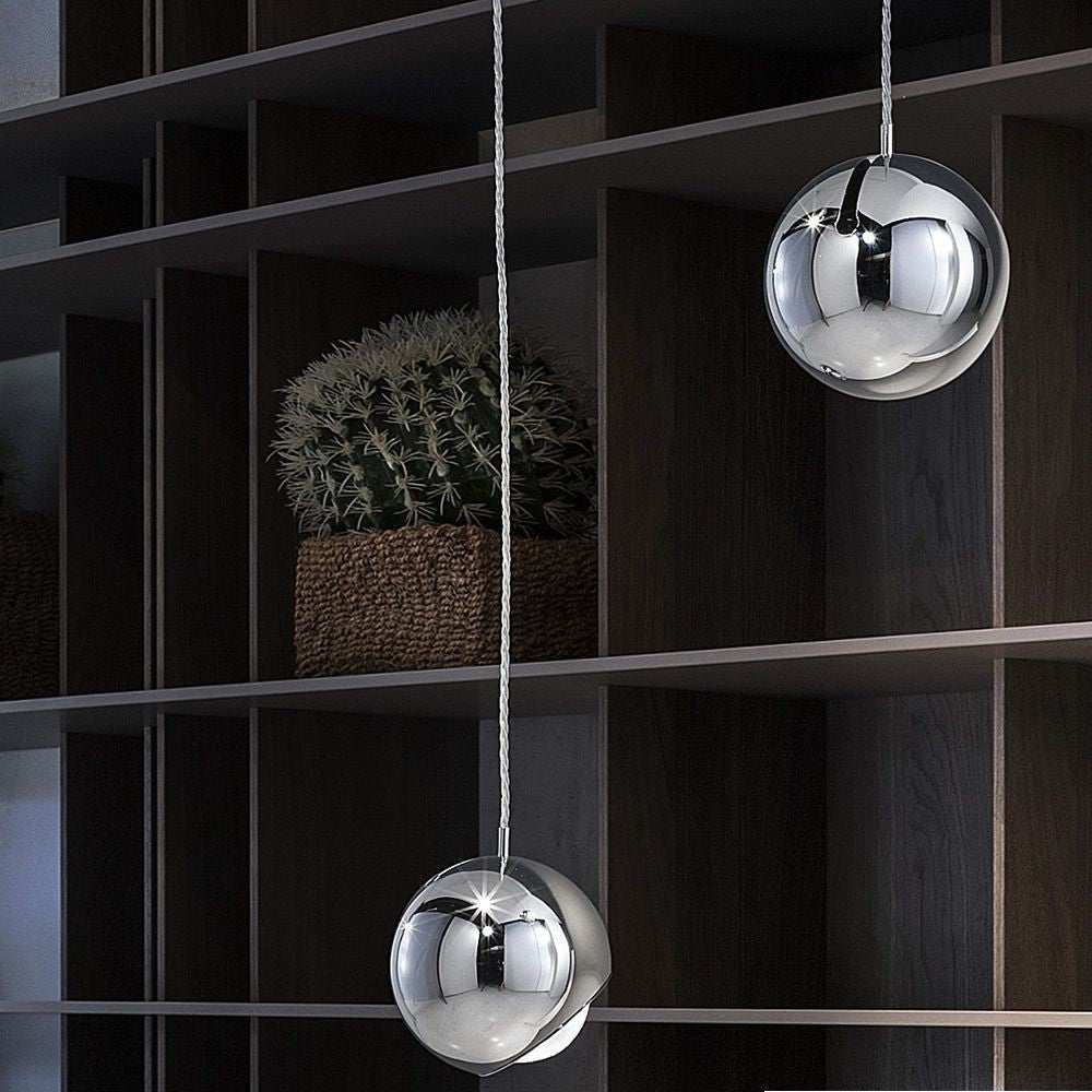 Mid-Century Art Deco-pendel, sølv og guld, LED-hængelampe, 90-260V, ikke dæmpbar
