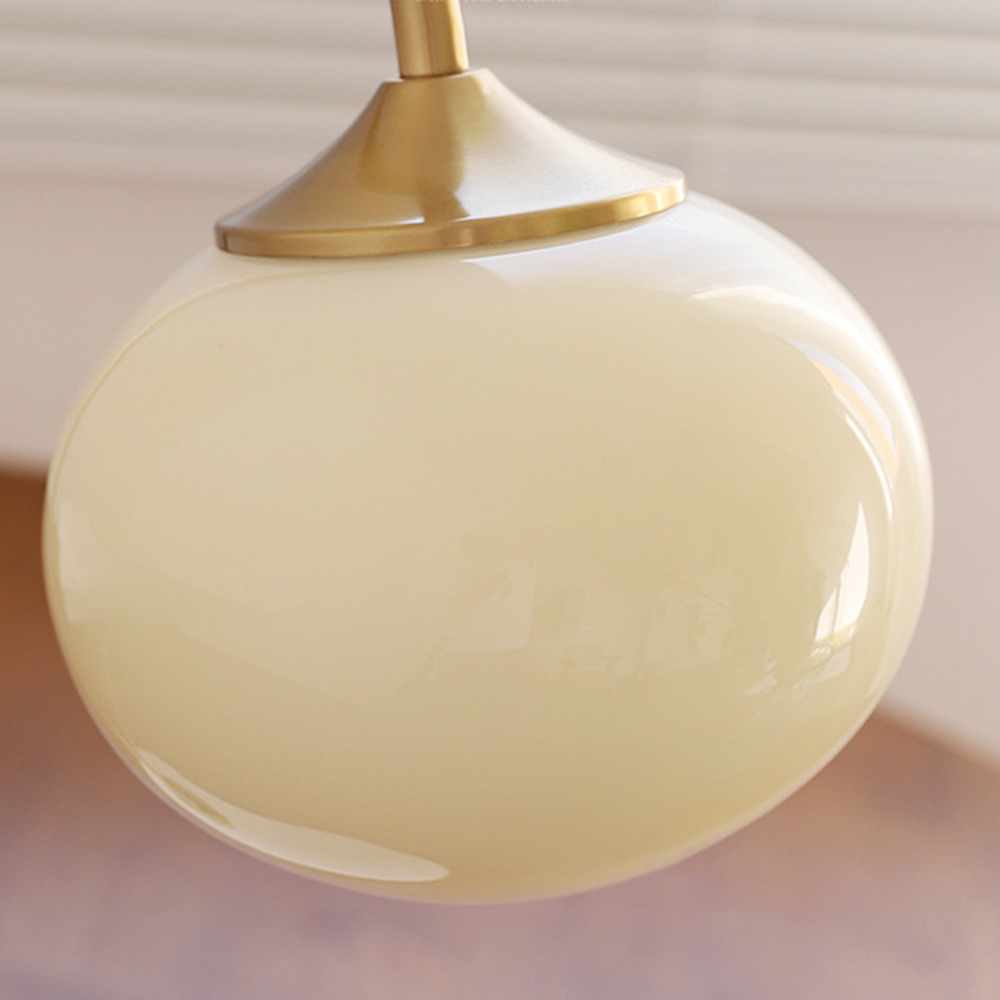 Marshmallow | Bordlampe i metal og glas