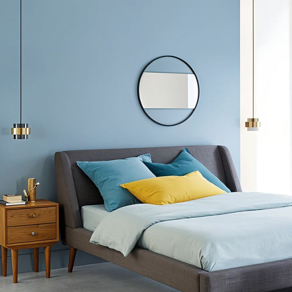 Moderne industriel hængelampe med justerbart 120 cm kabel - E27-loftslampe i metal og glas, vekselstrøm, ROHS/CCC/CE-certificeret