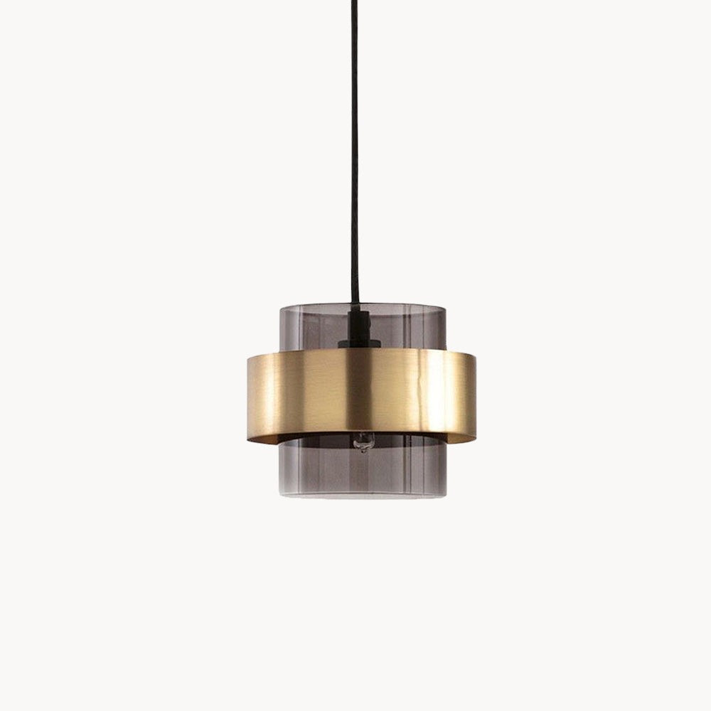 Moderne industriel hængelampe med justerbart 120 cm kabel - E27-loftslampe i metal og glas, vekselstrøm, ROHS/CCC/CE-certificeret