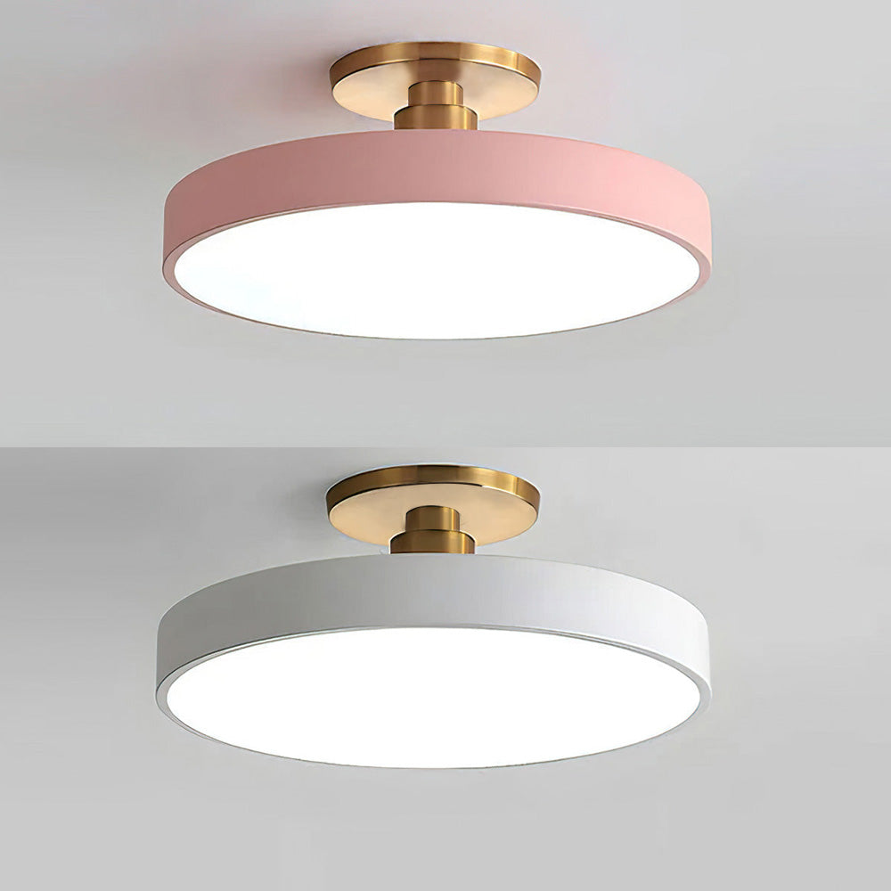 LED loftslampe | Højkvalitets plastik lampeskærm, blændingsbeskyttelse, nem installation, lang levetid