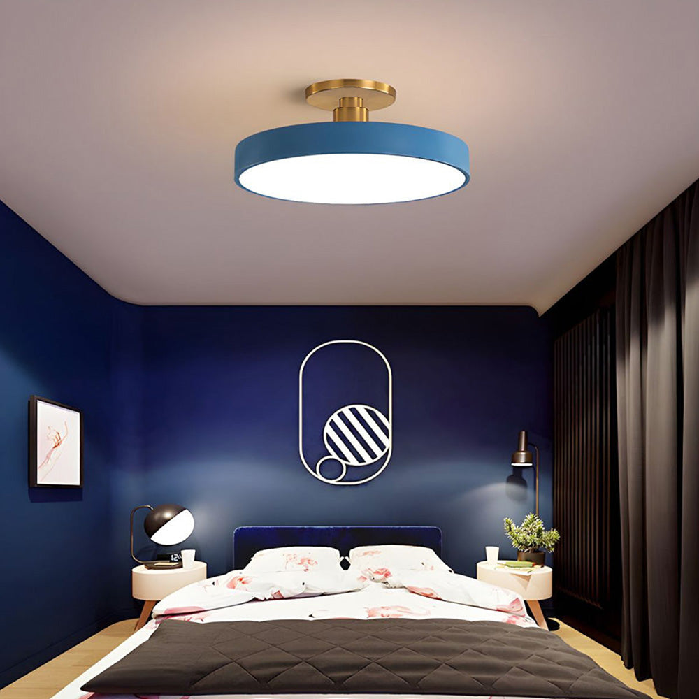 LED loftslampe | Højkvalitets plastik lampeskærm, blændingsbeskyttelse, nem installation, lang levetid