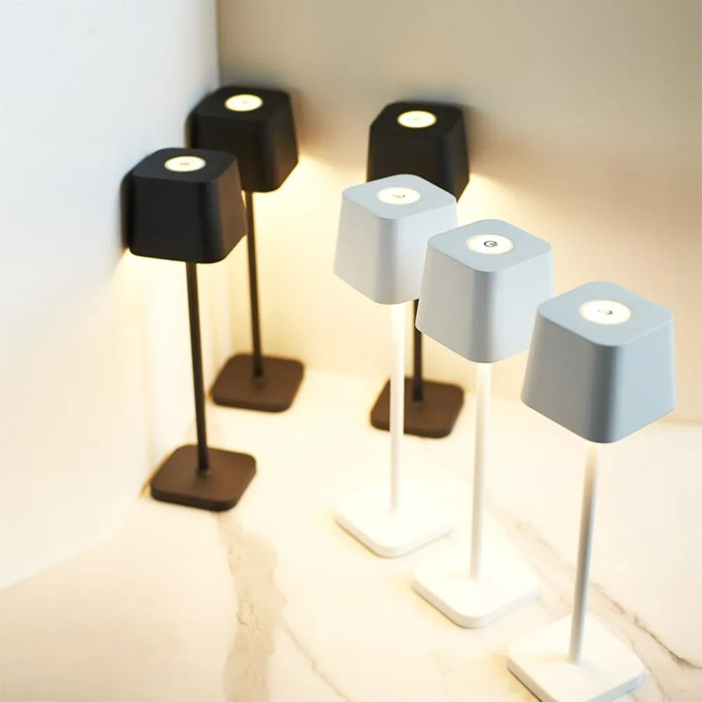 Ledningsfri Bordlampe | USB Genopladelig | 5200mAh | 20t Driftstid | 3000K Varm