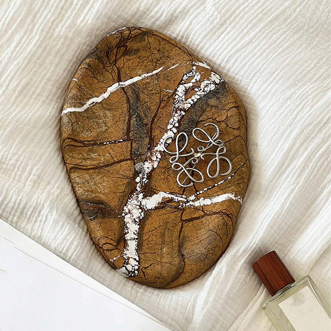Naturstensbakke lavet af marmor