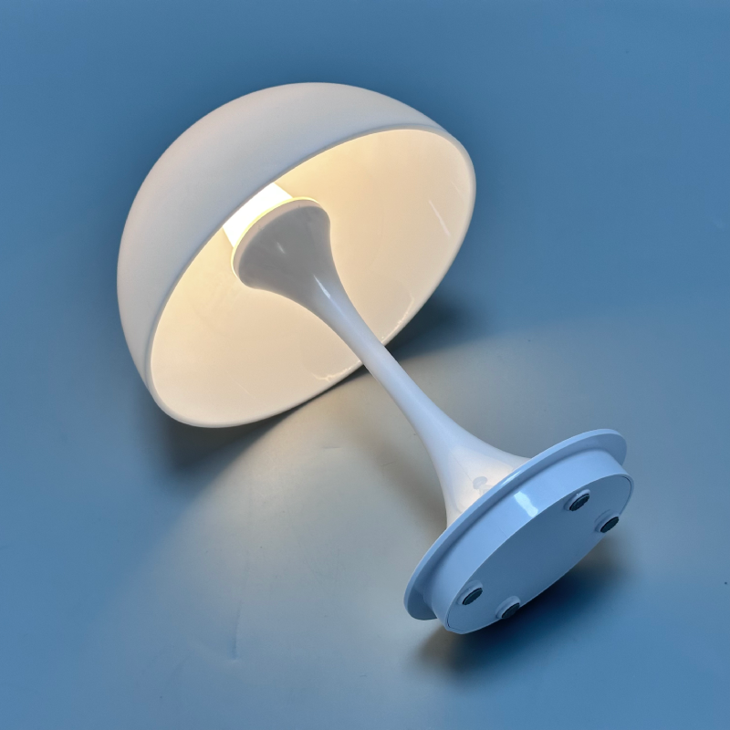 Moderne Mushroom Mimic LED-Bordlampe - 2W, Justerbar 3000K-6000K, Touch