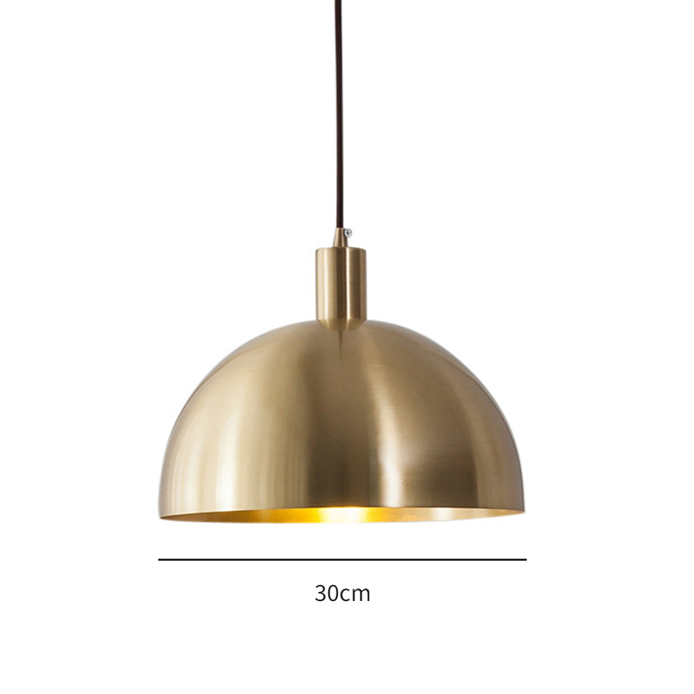 Moderne Messingpendel fra Midten af Årtiet - Justerbar Ledning, Kuppelskærm