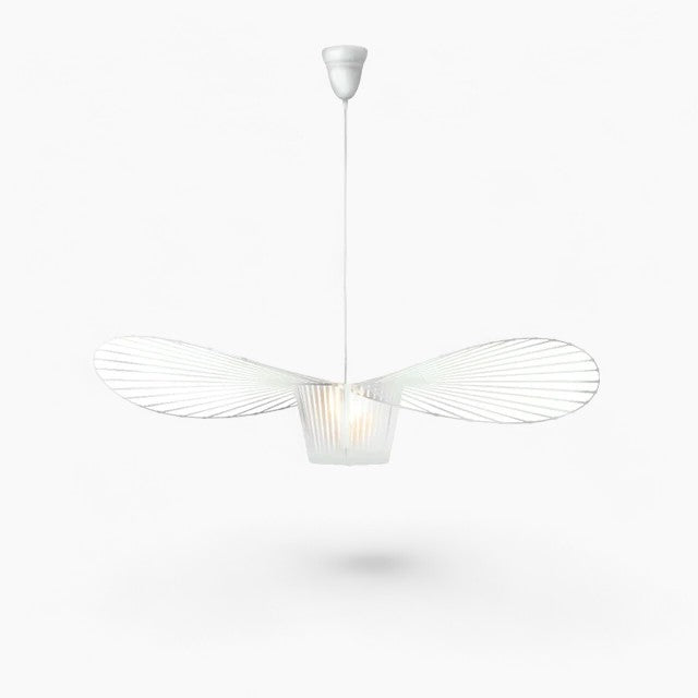 Moderne LED-pendel, dynamisk design, stofskærm, indbygget, ikke-dæmpbar, kreativ LED-loftslampe til stue/spisestue/soveværelse