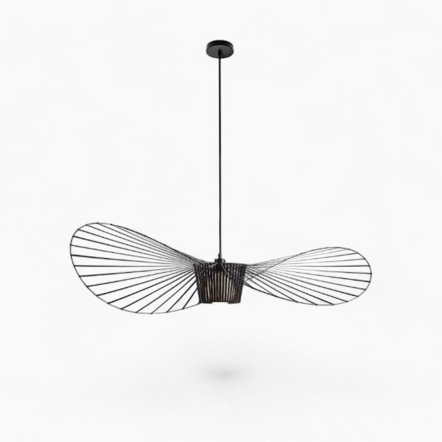 Moderne LED-pendel, dynamisk design, stofskærm, indbygget, ikke-dæmpbar, kreativ LED-loftslampe til stue/spisestue/soveværelse