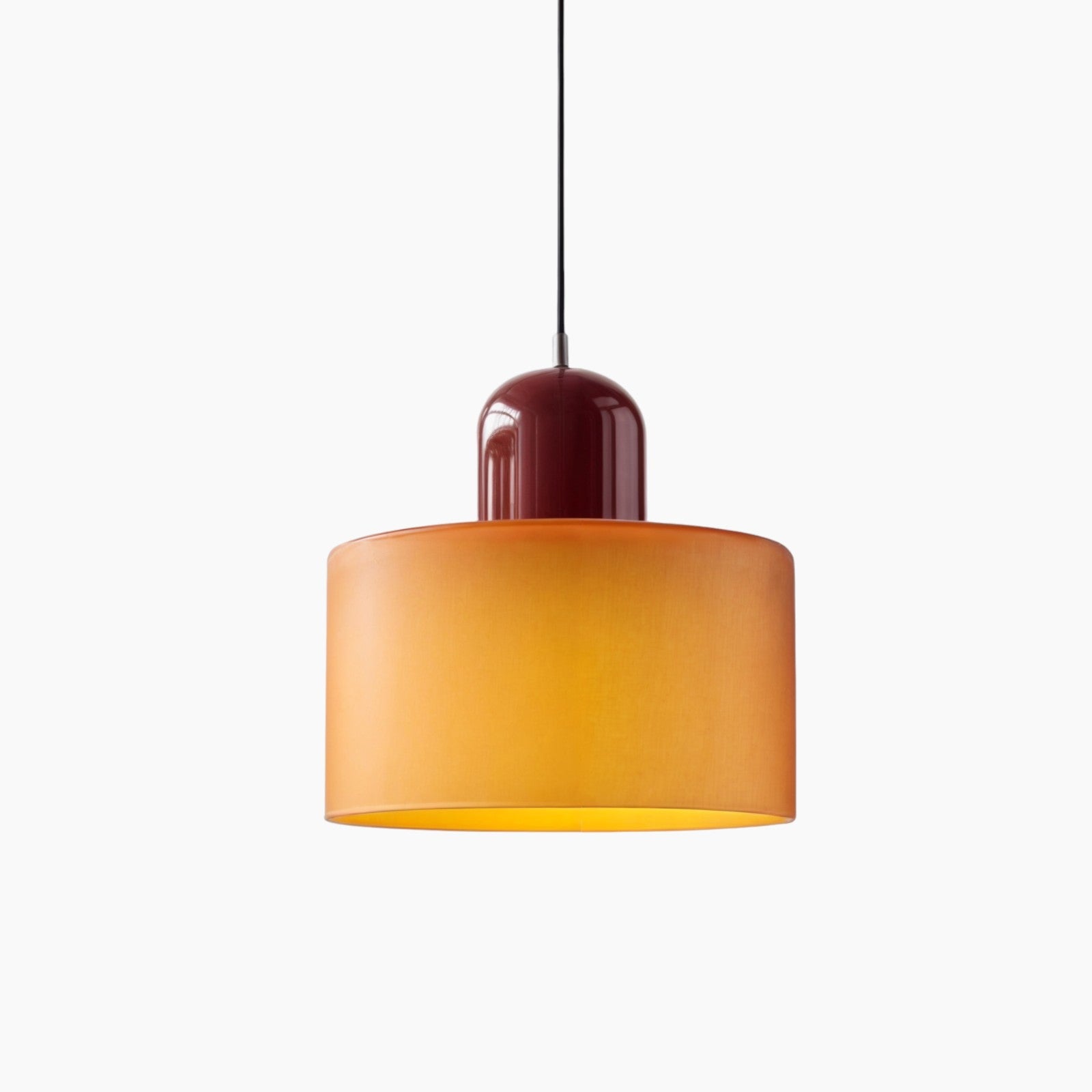 Lille glaspendel - LED, glas/metal, max 12W, trykknapkontakt, E27, CE/UL-certificeret, moderne elegance