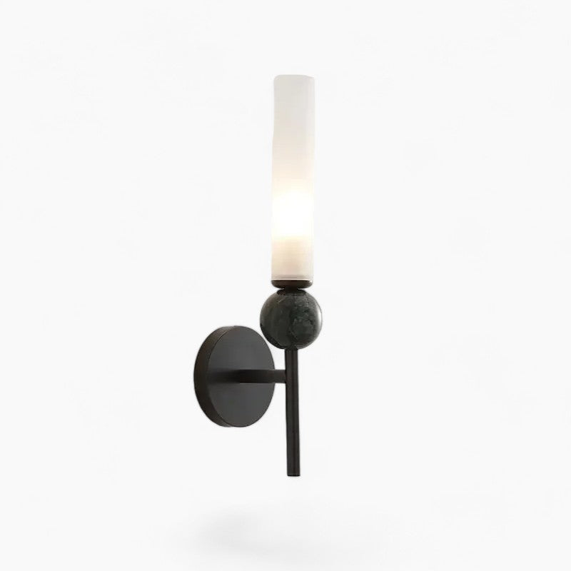 Marmor-væglampe, guld eller sort, kobber & marmor, G9 LED 5W 3000K, moderne stil