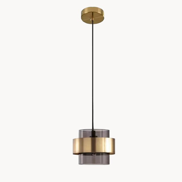 Moderne industriel hængelampe med justerbart 120 cm kabel - E27-loftslampe i metal og glas, vekselstrøm, ROHS/CCC/CE-certificeret