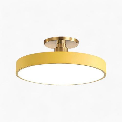 LED loftslampe | Højkvalitets plastik lampeskærm, blændingsbeskyttelse, nem installation, lang levetid