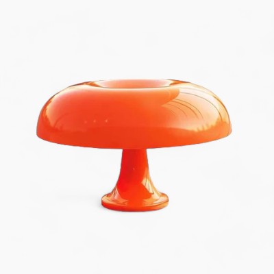 Moderne LED-bordlampe, dæmpbart svampedesign, varmt hvidt lys, 360° belysning, polykarbonat, 6W, til spisestue og boligindretning
