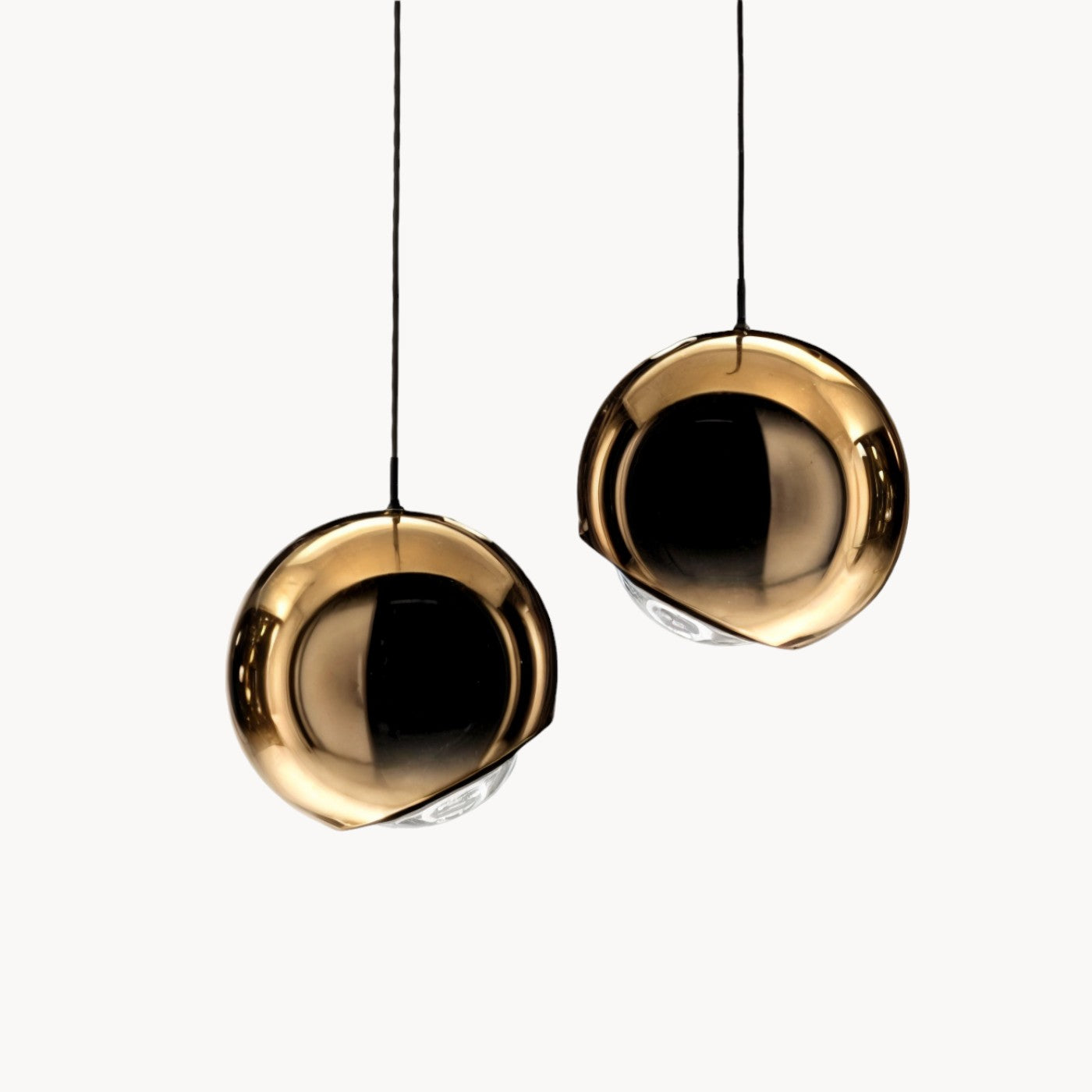 Mid-Century Art Deco-pendel, sølv og guld, LED-hængelampe, 90-260V, ikke dæmpbar