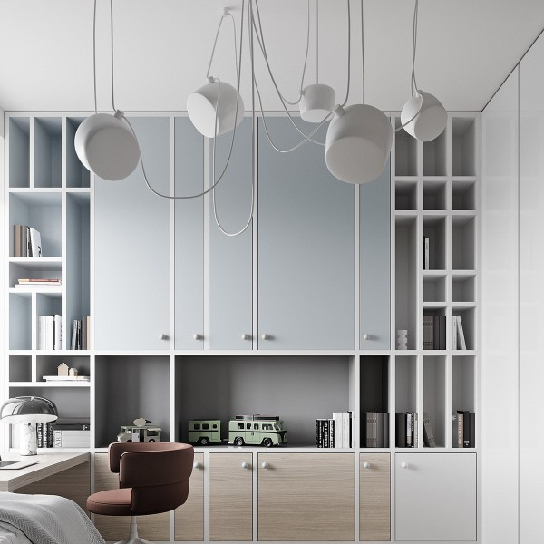 Moderne jerndesign, E27-sokkel, LED-kompatibel, semi-indbygget, metalskærm øverst/underst, 220-240V, 40W, CCC/CE-certificeret, sort/hvid