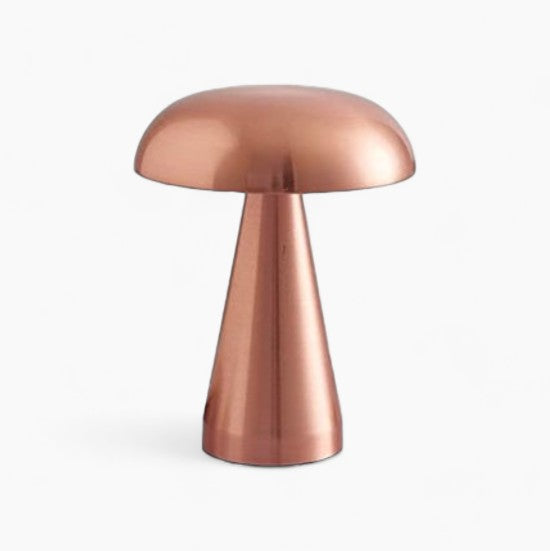 Genopladelig bordlampe | 1800mAh batteri, USB-C opladning, 3 lysintensiteter, metalhus