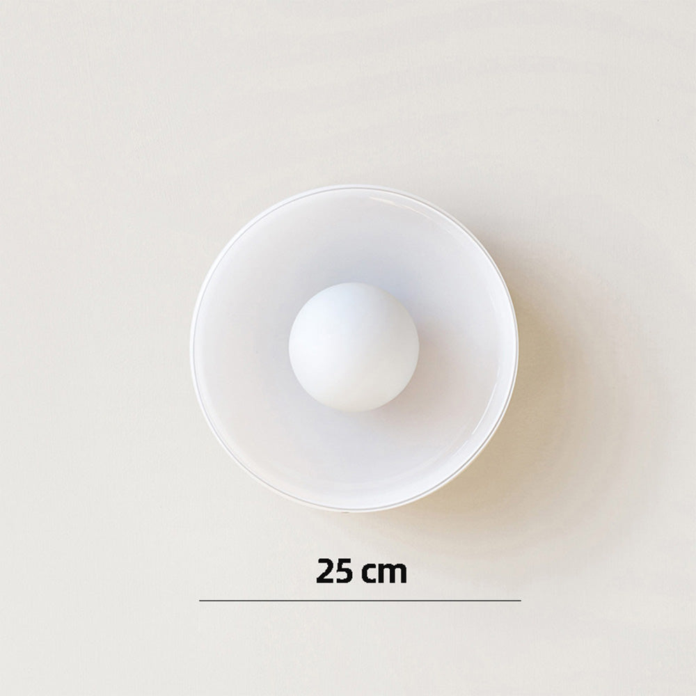 Moderne loftslampe D25/35cm med mundblæst, sandblæst, ravfarvet glasskærm og hvid, matteret diffusor | G9 LED | AC 220V-240V
