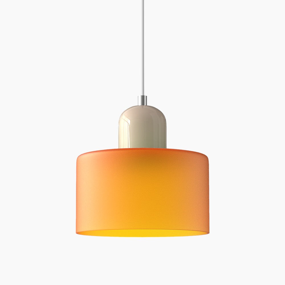 Lille glaspendel - LED, glas/metal, max 12W, trykknapkontakt, E27, CE/UL-certificeret, moderne elegance