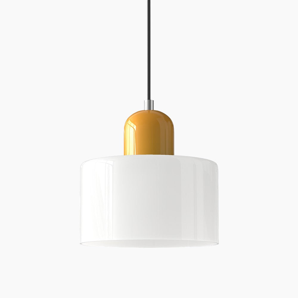 Lille glaspendel - LED, glas/metal, max 12W, trykknapkontakt, E27, CE/UL-certificeret, moderne elegance