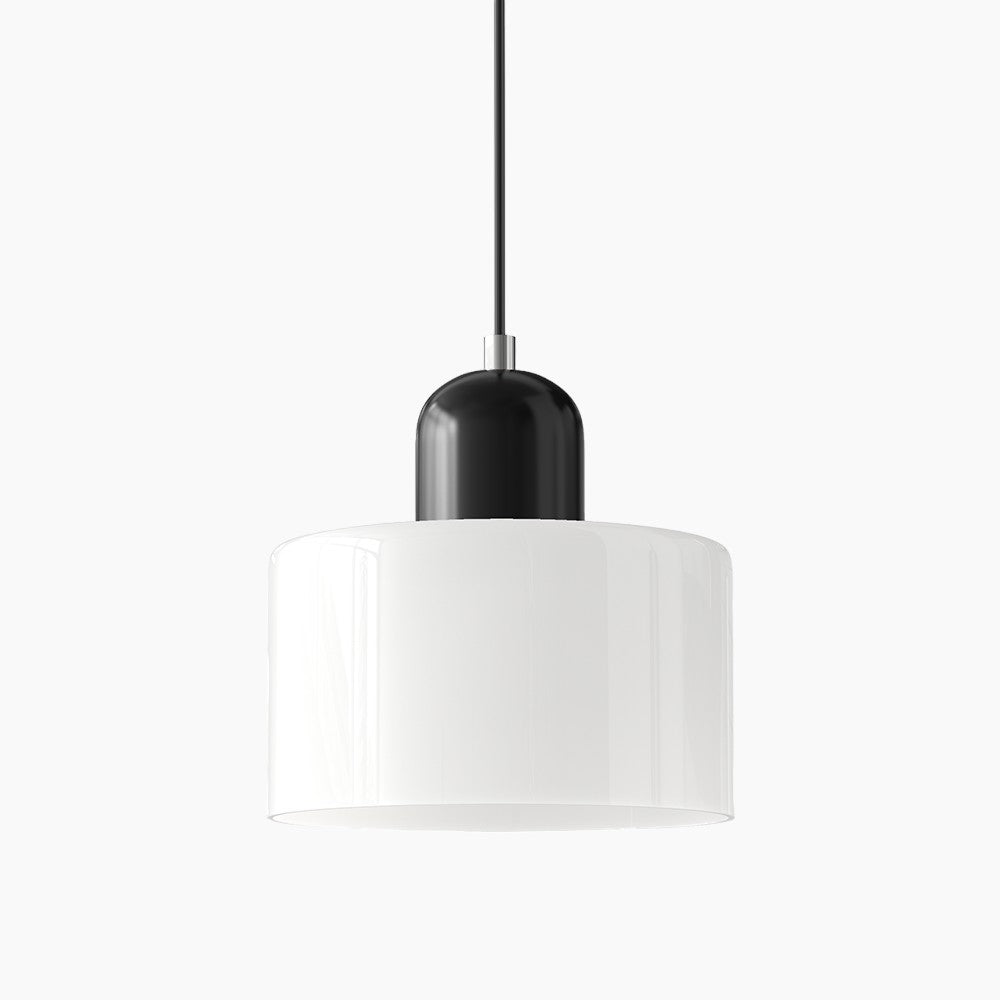 Lille glaspendel - LED, glas/metal, max 12W, trykknapkontakt, E27, CE/UL-certificeret, moderne elegance
