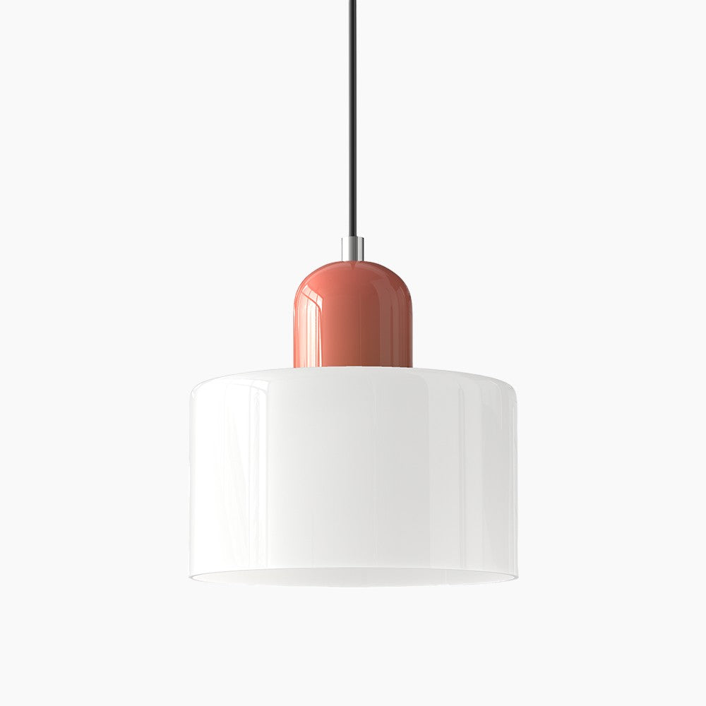 Lille glaspendel - LED, glas/metal, max 12W, trykknapkontakt, E27, CE/UL-certificeret, moderne elegance