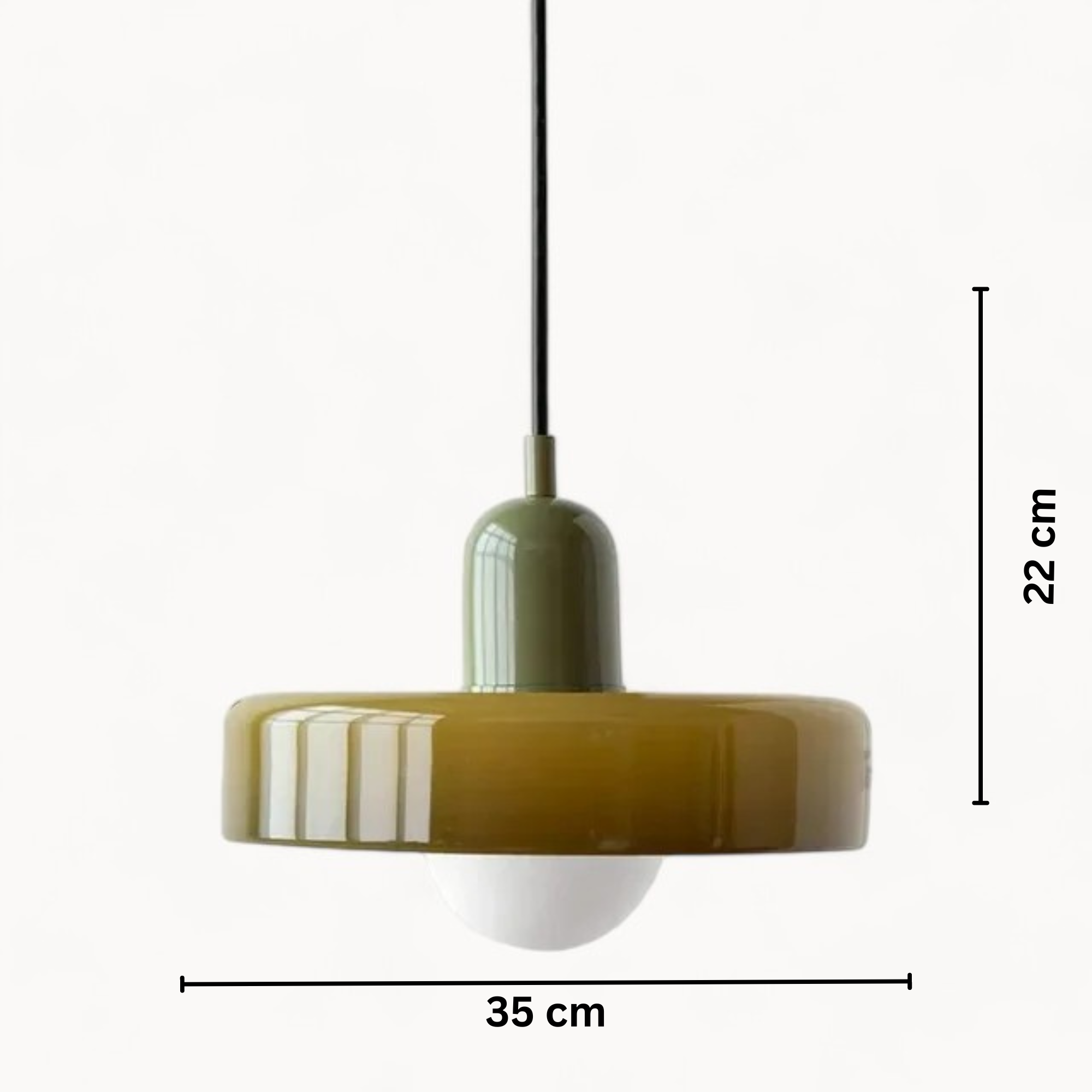 Elegance Atmosfærisk Pendellampe - Varm LED, Justerbar 1,3m, Elegant Design