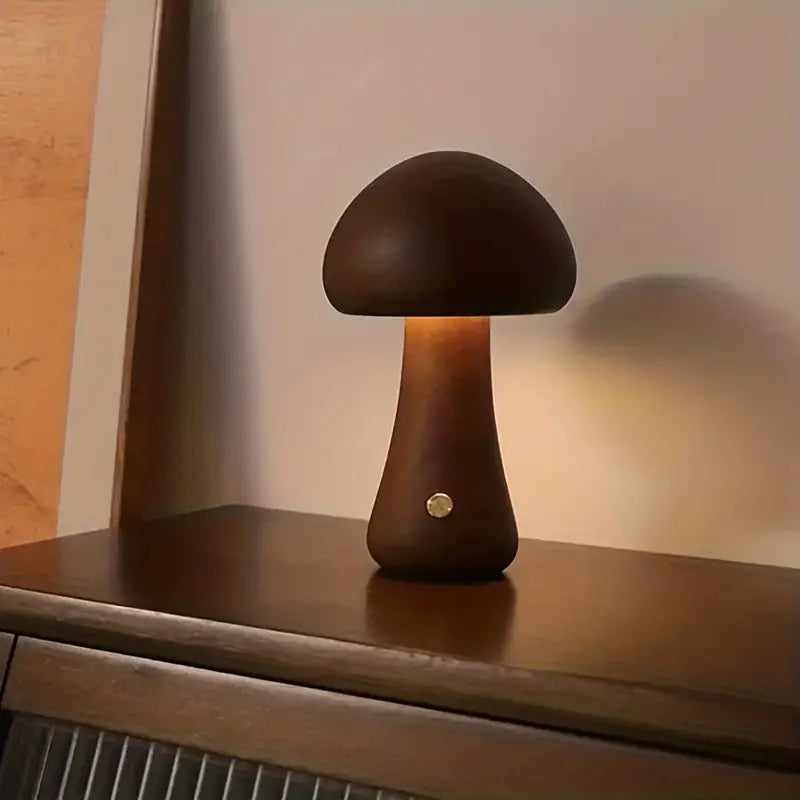 Mushglow | Unik og elegant bordlampe uden ledning