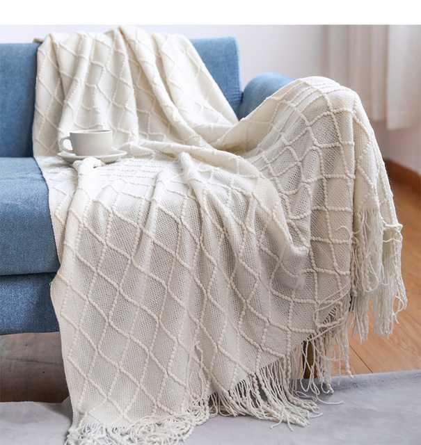 Monarch Knit Blanket - Let og blødt, professionelt udformet, maksimal komfort, kun renseri