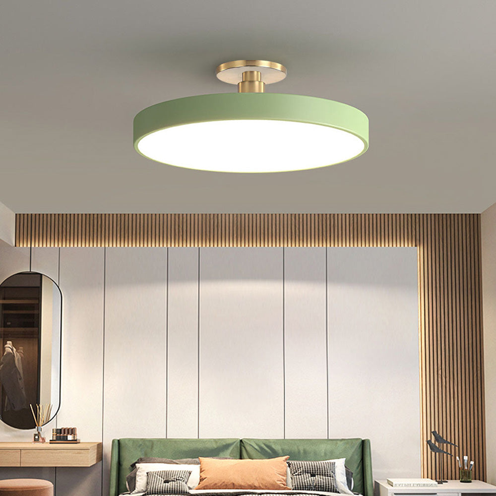 LED loftslampe | Højkvalitets plastik lampeskærm, blændingsbeskyttelse, nem installation, lang levetid