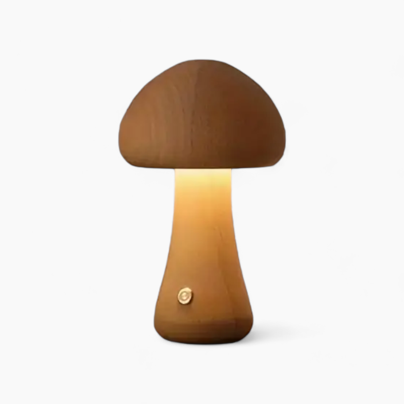 Mushglow | Unik og elegant bordlampe uden ledning