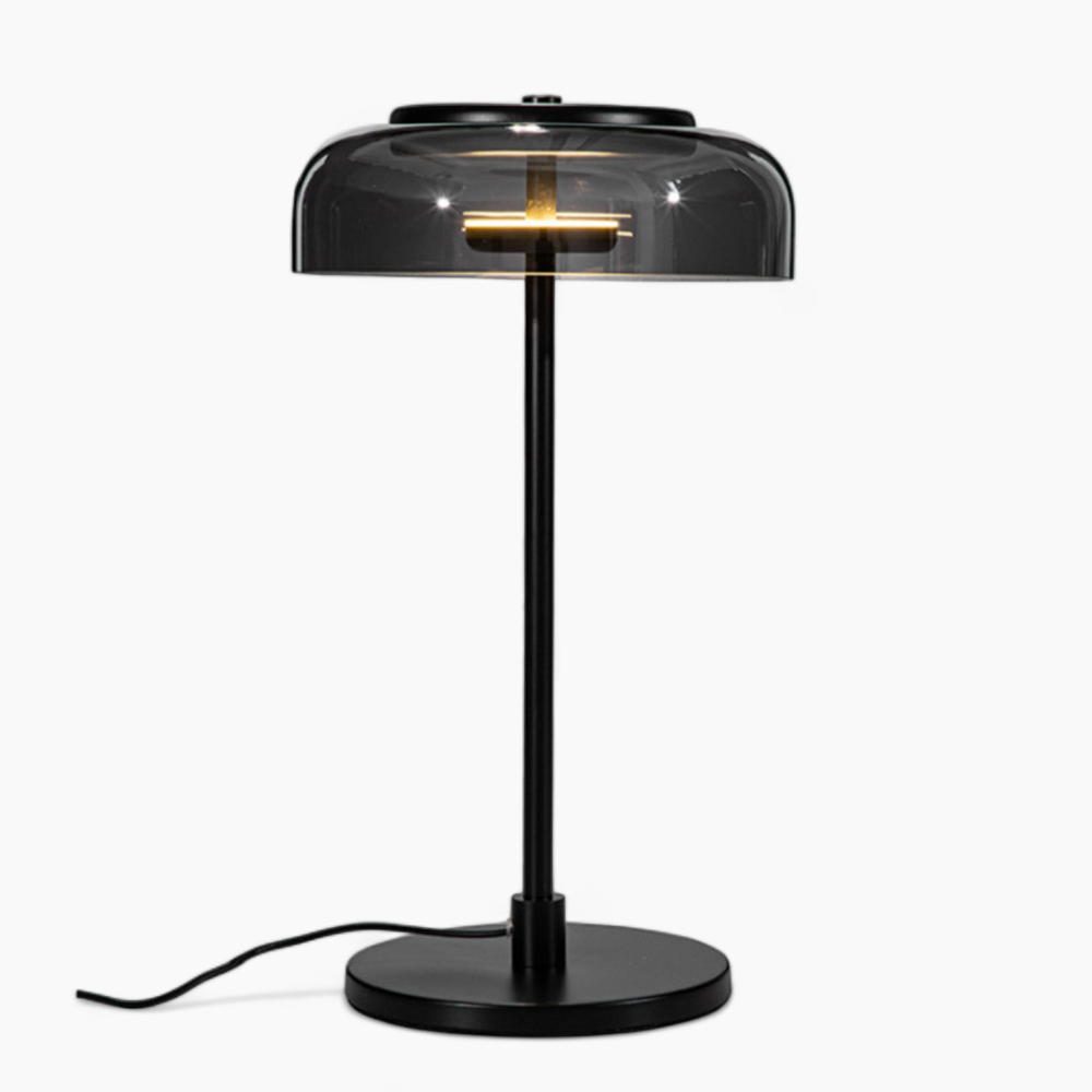 GlasGlow | Nordisk glasbordlampe til natbordet