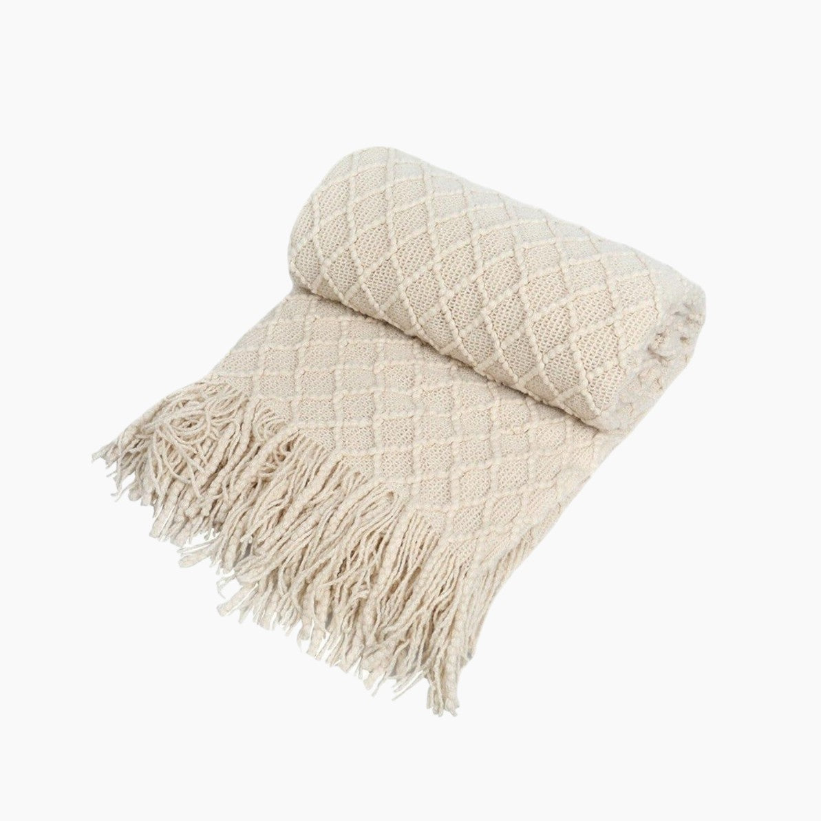 Monarch Knit Blanket - Let og blødt, professionelt udformet, maksimal komfort, kun renseri