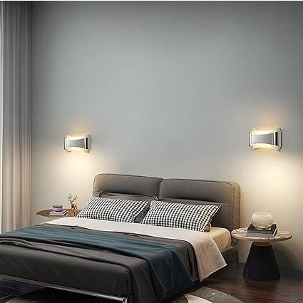Buet moderne væglampe LED 5W 3000K varm hvid | jern/rustfrit stål