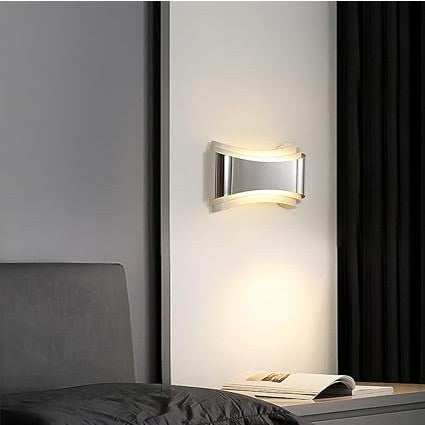Buet moderne væglampe LED 5W 3000K varm hvid | jern/rustfrit stål
