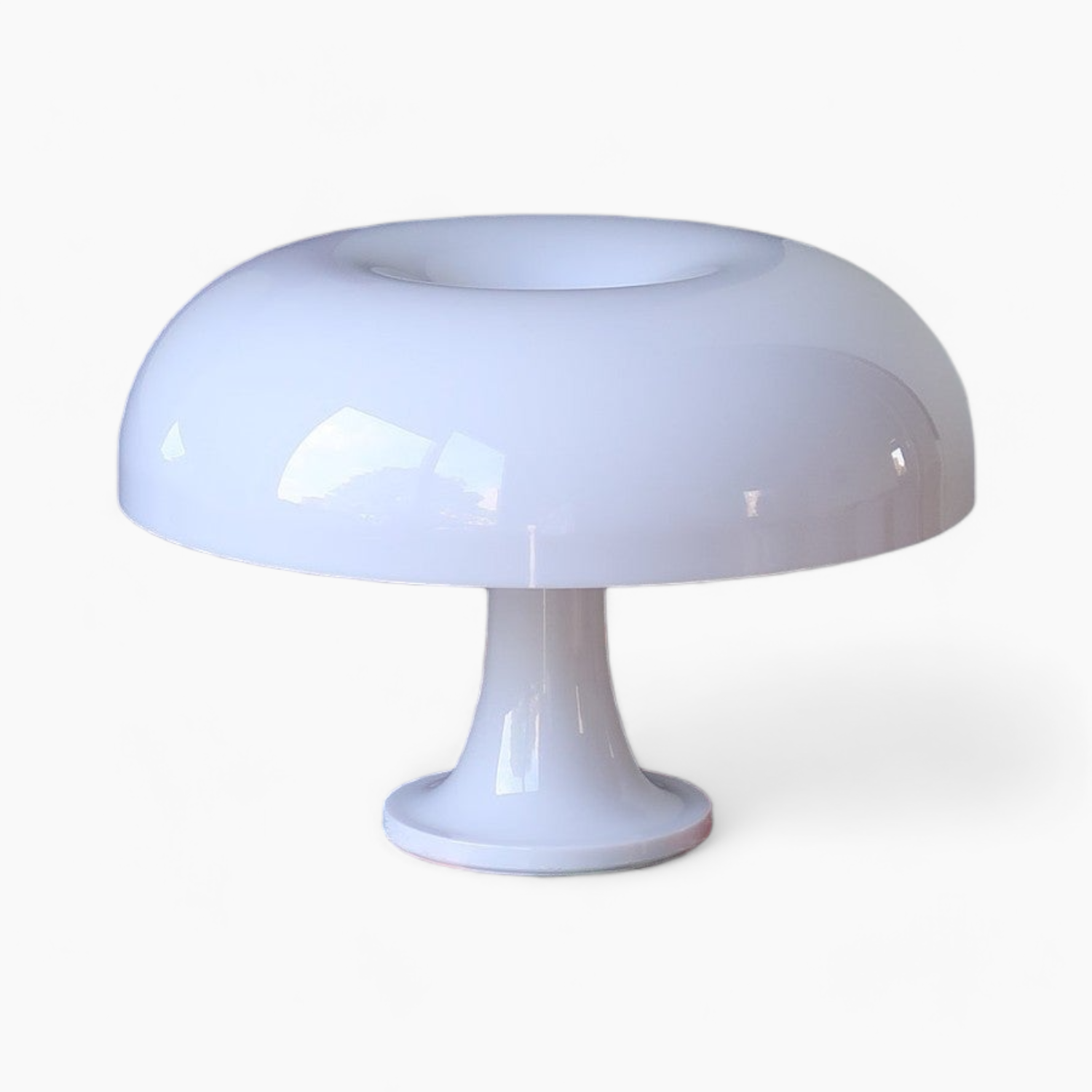 Moderne LED-bordlampe, dæmpbart svampedesign, varmt hvidt lys, 360° belysning, polykarbonat, 6W, til spisestue og boligindretning